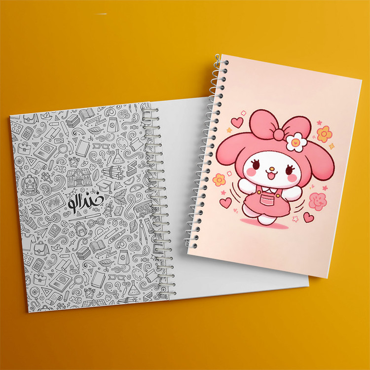 دفتر نقاشی 50 برگ خندالو طرح ملودی (Melody) کد N5249