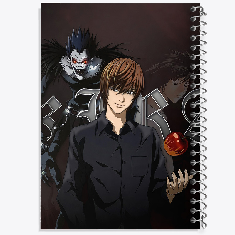 دفتر نت موسیقی 50 برگ خندالو مدل انیمه دفترچه مرگ (Death Note) کد F799