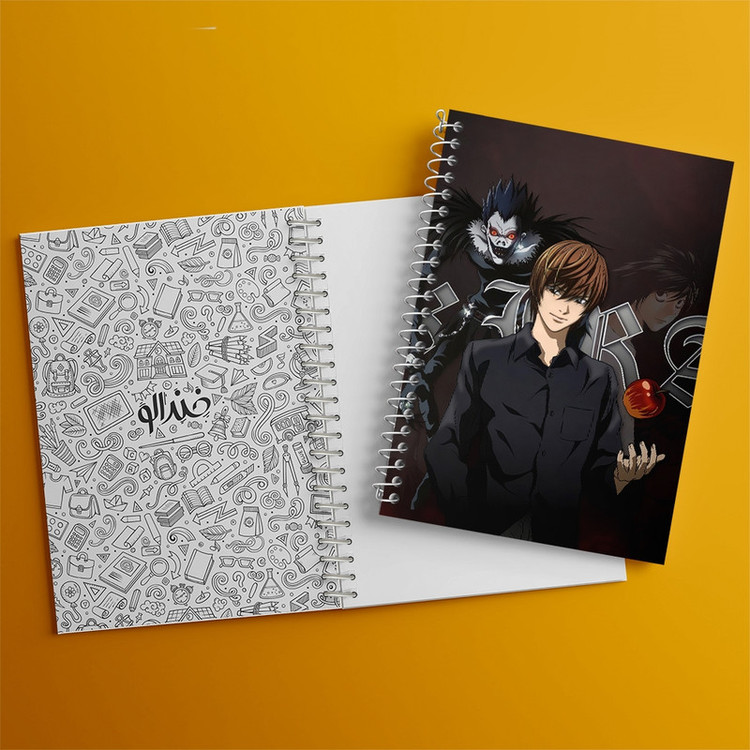دفتر نت موسیقی 50 برگ خندالو مدل انیمه دفترچه مرگ (Death Note) کد F799