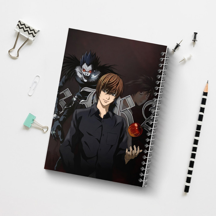 دفتر نت موسیقی 50 برگ خندالو مدل انیمه دفترچه مرگ (Death Note) کد F799