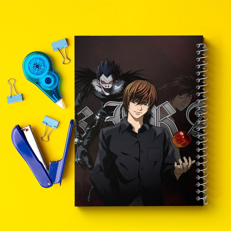 دفتر نت موسیقی 50 برگ خندالو مدل انیمه دفترچه مرگ (Death Note) کد F799
