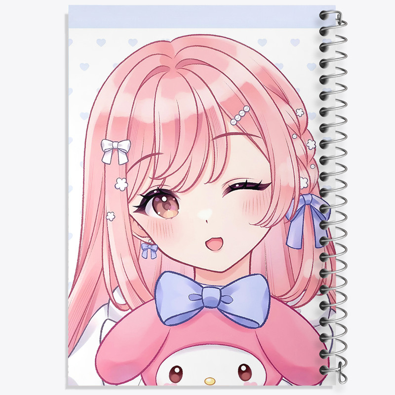 دفتر نقاشی 50 برگ خندالو طرح مای ملودی (My Melody) کد N9093