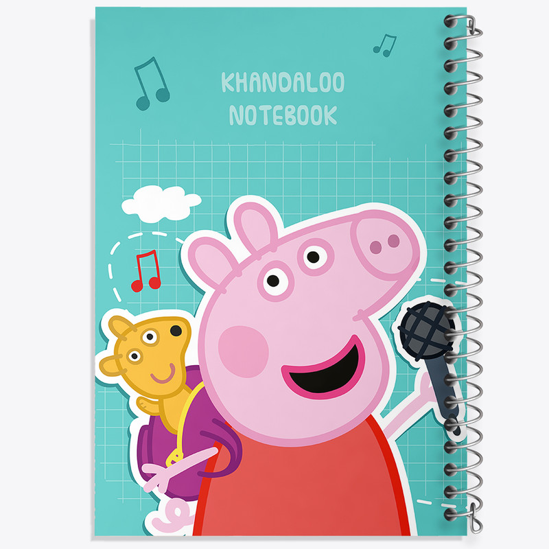 دفتر نقاشی 50 برگ خندالو طرح انیمیشن پپا پیگ (Peppa Pig) کد N9283