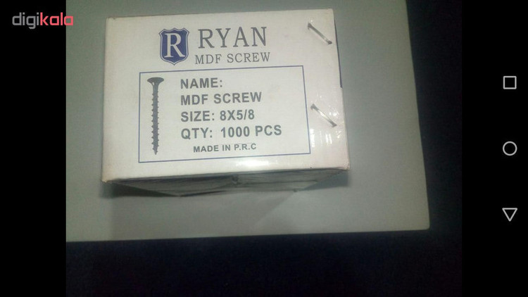 پیچ ام دی اف مدل mdf-4/2-16 بسته 1000 عددی