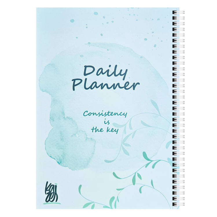 دفتر برنامهریزی 60 برگ کایزن مدل روزانه طرح botanical کد dp002