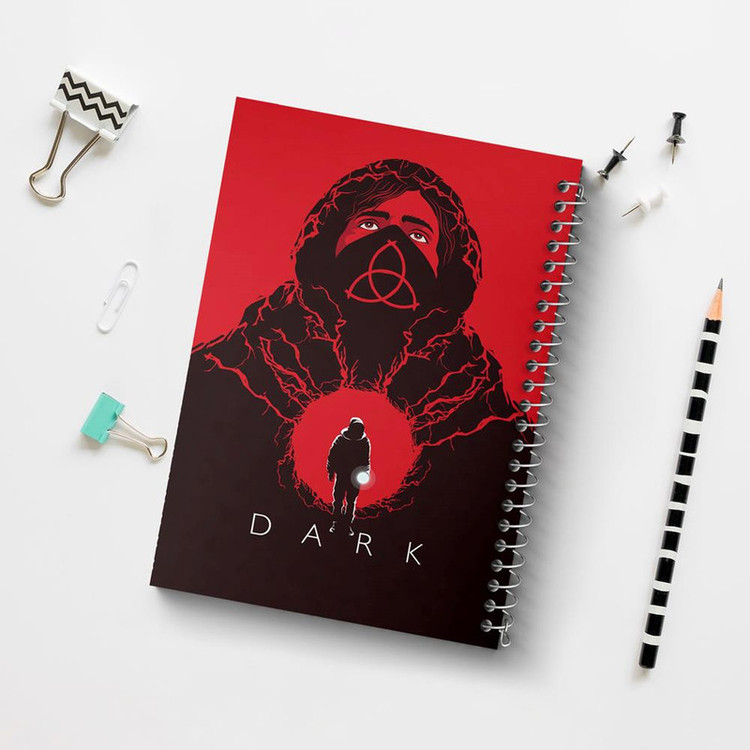 دفتر بولت ژورنال 50 برگ خندالو طرح سریال دارک Dark کد 10179