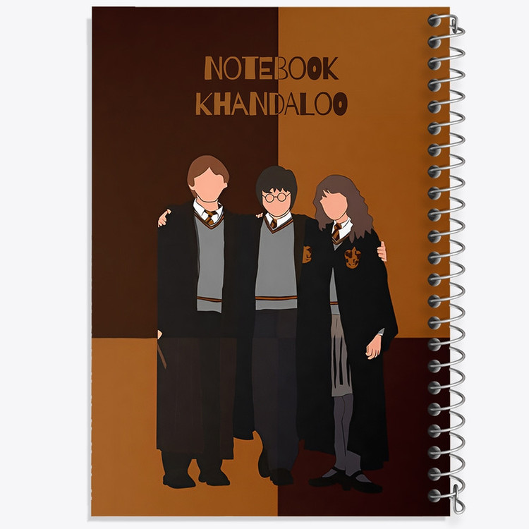 دفتر طراحی 50 برگ خندالو طرح هری پاتر (Harry Potter) کد N7204