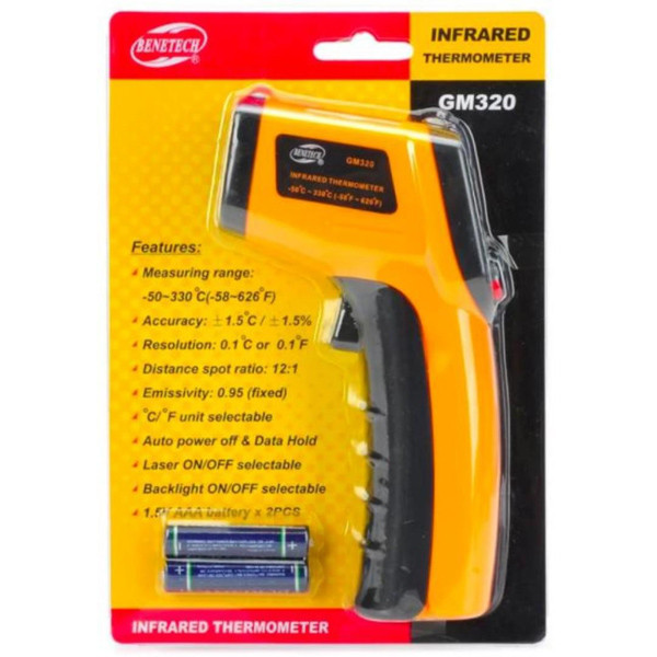 دماسنج ترمومتر لیزری مدل GM-320