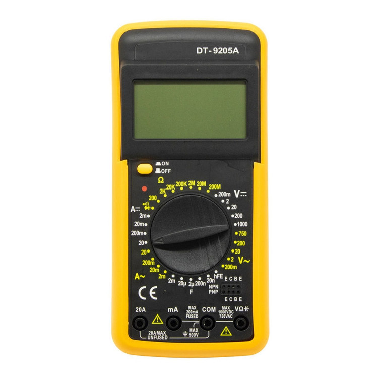 مولتی متر دیجیتال مدل DT-9205A