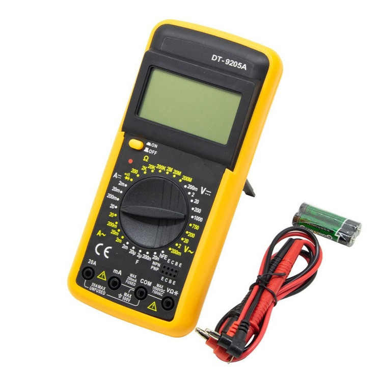 مولتی متر دیجیتال مدل DT-9205A