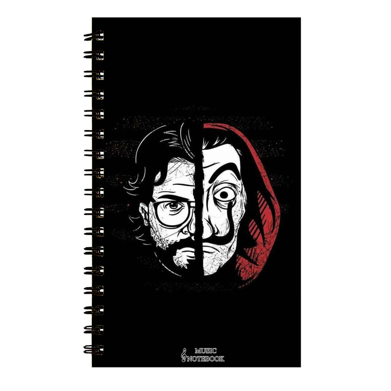 دفتر نت موسیقی طرح مانی هیست کد 100