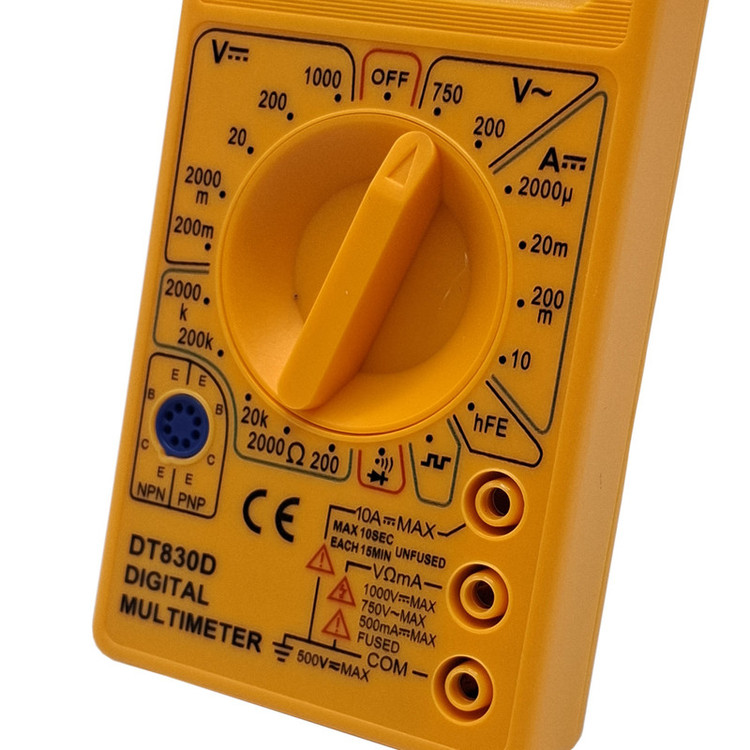 مولتی متر دیجیتال 10 آمپر باس مدل DT830D