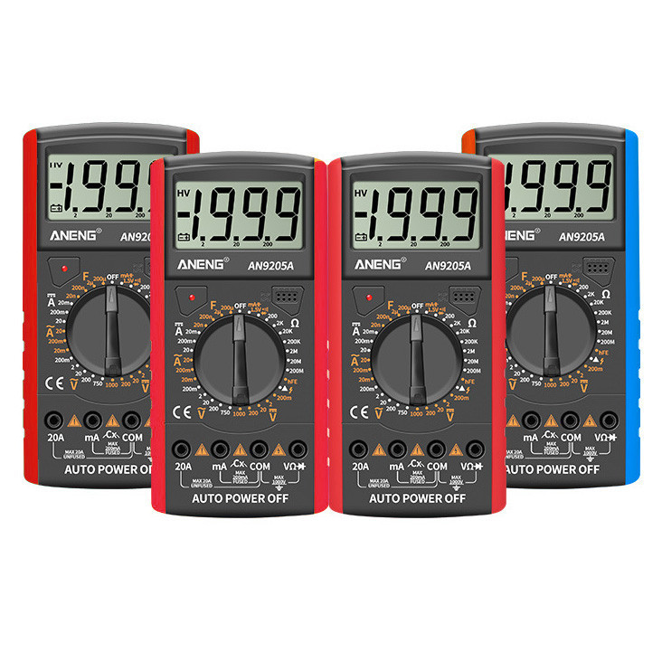 مولتی متر دیجیتال آننگ مدل AN9205A کد RED
