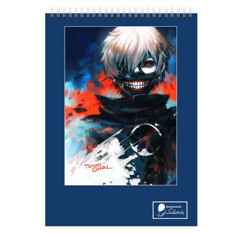 دفتر یادداشت بادکنک آبی طرح انیمه مدل Tokyo Ghoul2