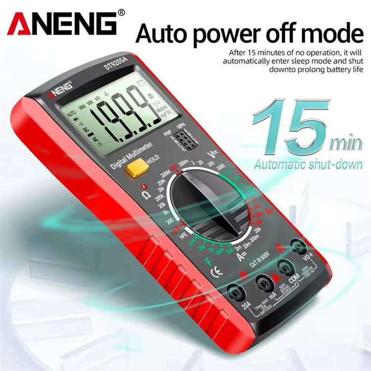 مولتی متر دیجیتال آننگ مدل DT9205A