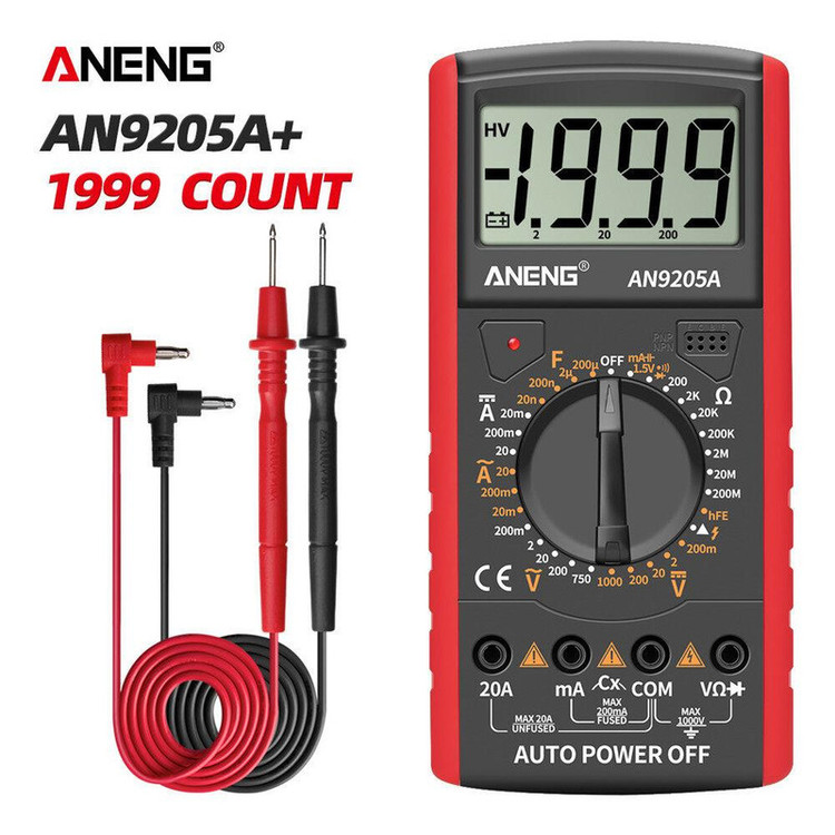 مولتی متر دیجیتال ANENG مدل AN9205A