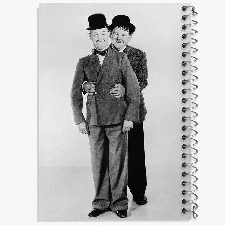 دفتر بولت ژورنال 50 برگ خندالو طرح لورل و هاردی Laurel and Hardy کد 10053