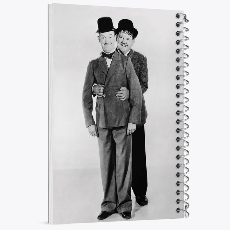 دفتر بولت ژورنال 50 برگ خندالو طرح لورل و هاردی Laurel and Hardy کد 10053