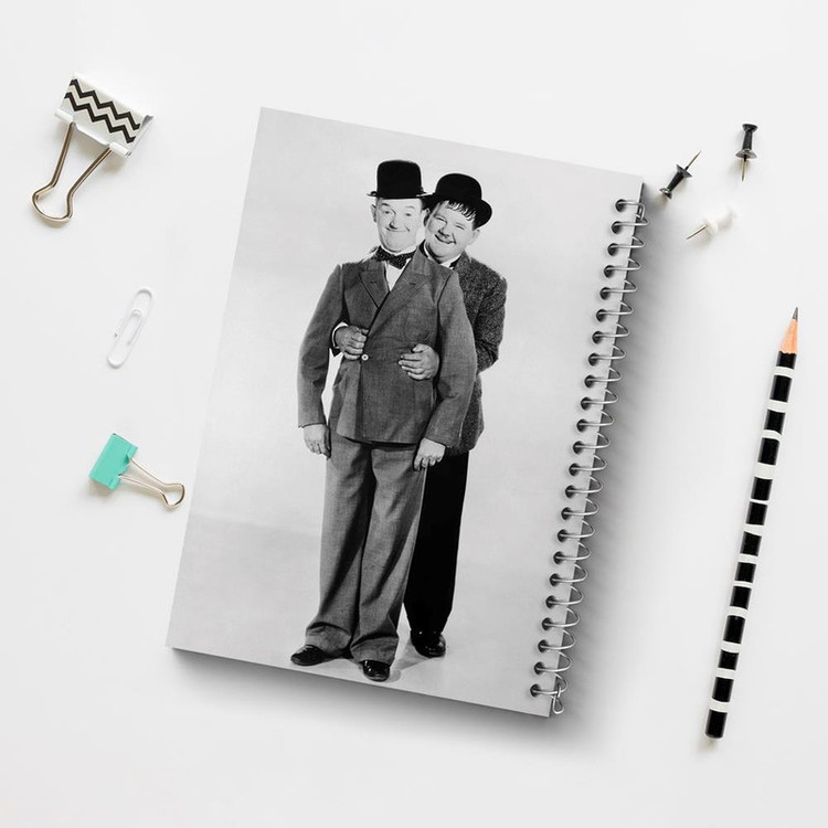 دفتر بولت ژورنال 50 برگ خندالو طرح لورل و هاردی Laurel and Hardy کد 10053