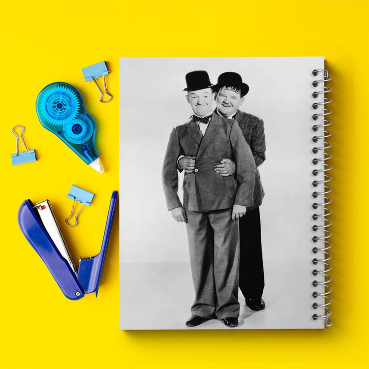دفتر بولت ژورنال 50 برگ خندالو طرح لورل و هاردی Laurel and Hardy کد 10053