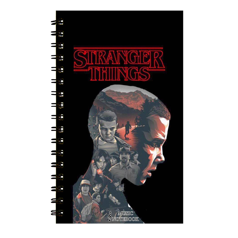 دفتر نت موسیقی مدل stranger things کد DN-22