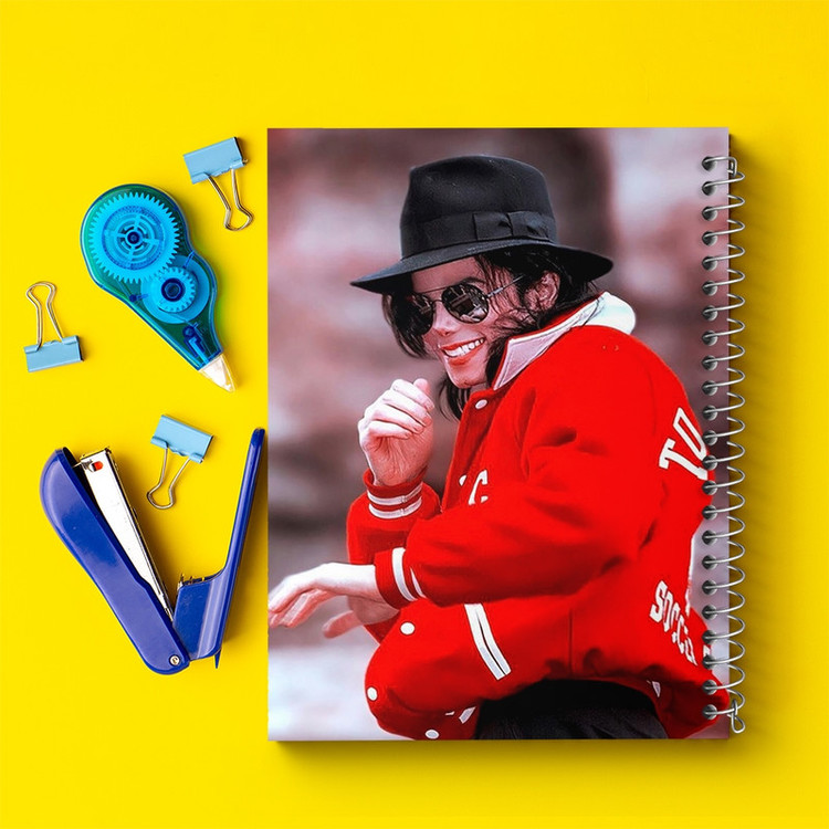 دفتر طراحی 50 برگ خندالو طرح مایکل جکسون Michael Jackson کد 19221