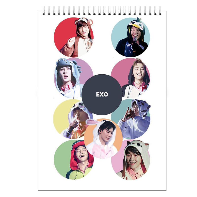 دفتر یادداشت بادکنک آبی مدل EXO کد E5