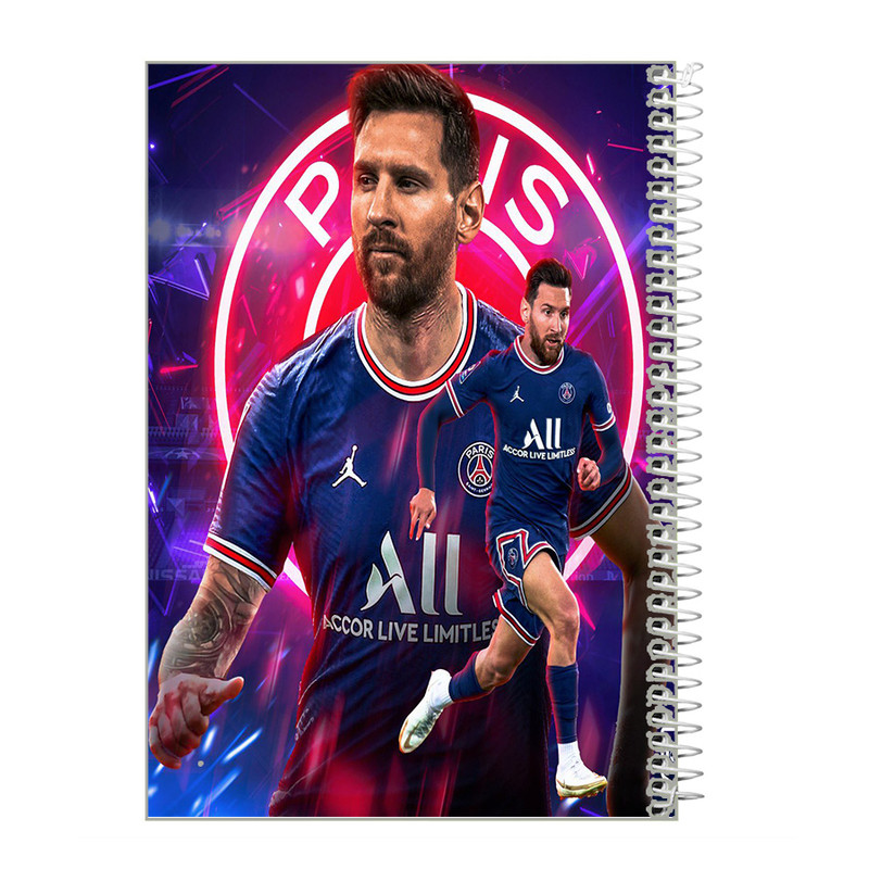 دفتر مشق 100 برگ طرح لیونل مسی کد mm10