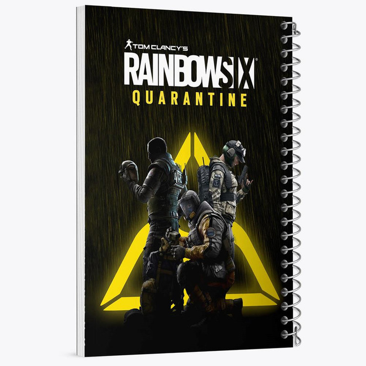 دفتر بولت ژورنال 50 برگ خندالو طرح رینبو سیکس Rainbow Six کد 10323