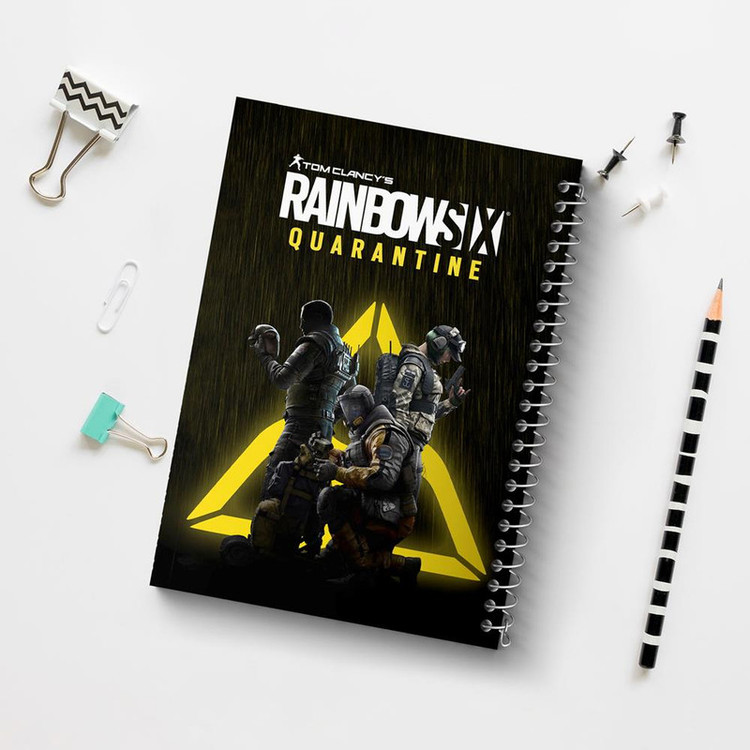 دفتر بولت ژورنال 50 برگ خندالو طرح رینبو سیکس Rainbow Six کد 10323