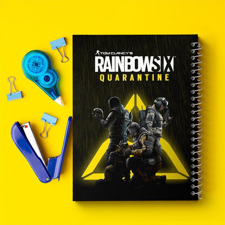دفتر بولت ژورنال 50 برگ خندالو طرح رینبو سیکس Rainbow Six کد 10323