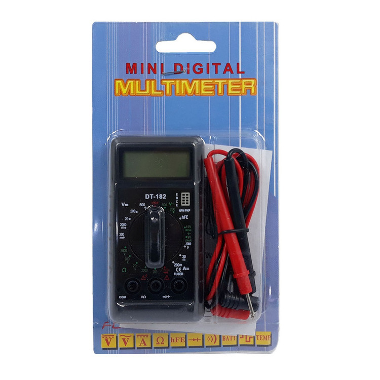 مولتی متر دیجیتال مدل DT-182