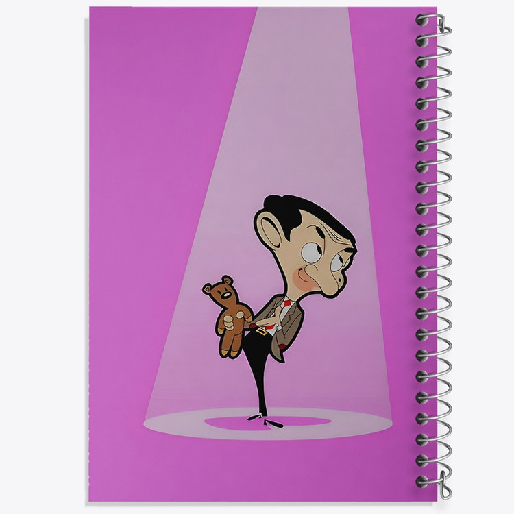 دفتر طراحی 50 برگ خندالو طرح مستر بین (Mr. Bean) کد N4606