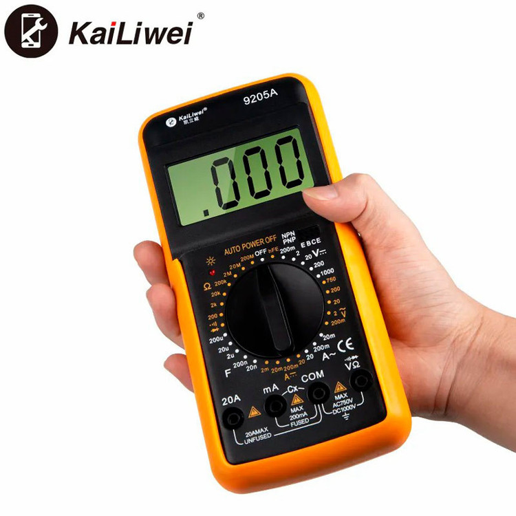 مولتی متر دیجیتال مدل KA-9205A