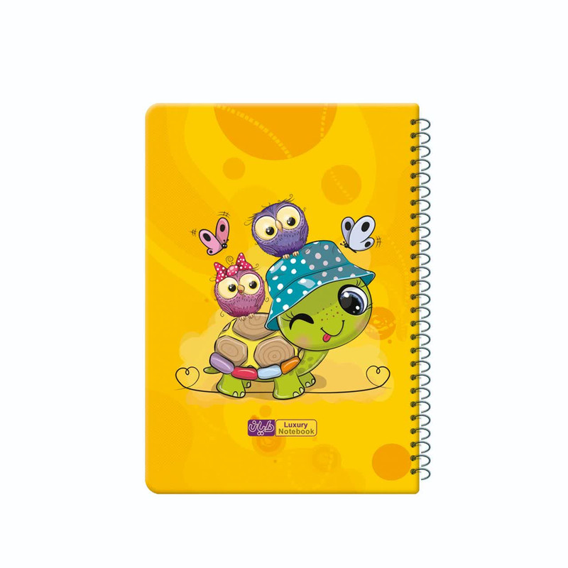 دفترچه یادداشت 100 برگ سیمی دایان مدل حاشیه دار کد 4-550