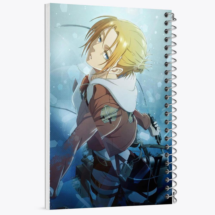 دفتر بولت ژورنال 50 برگ خندالو طرح آنی لئونهارت انیمه اتک آن تایتان Attack on Titan کد 10967