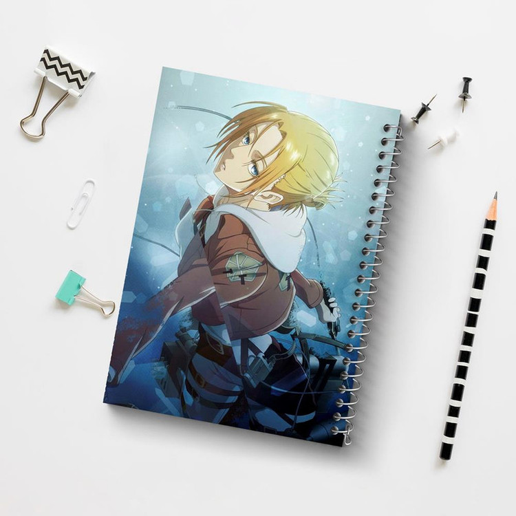 دفتر بولت ژورنال 50 برگ خندالو طرح آنی لئونهارت انیمه اتک آن تایتان Attack on Titan کد 10967