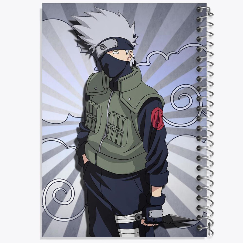 دفتر بولت ژورنال 50 برگ خندالو طرح هاتاکه کاکاشی انیمه ناروتو Naruto کد 11232