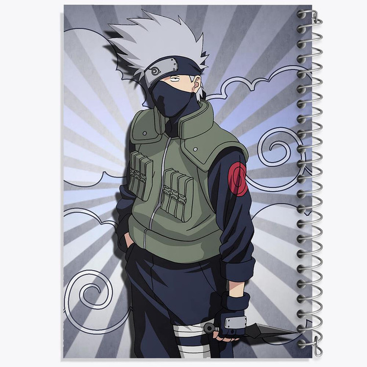 دفتر بولت ژورنال 50 برگ خندالو طرح هاتاکه کاکاشی انیمه ناروتو Naruto کد 11232