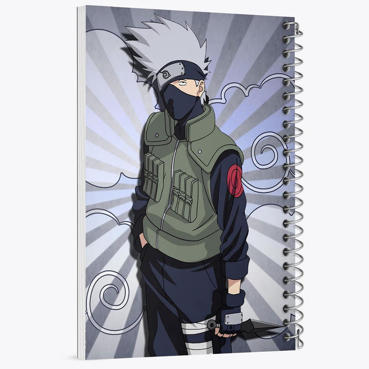 دفتر بولت ژورنال 50 برگ خندالو طرح هاتاکه کاکاشی انیمه ناروتو Naruto کد 11232