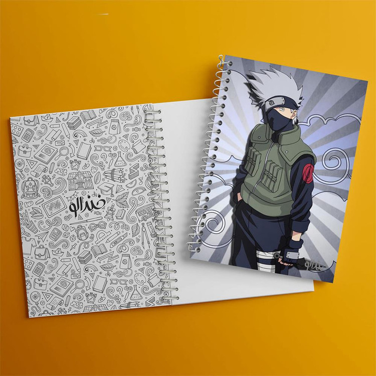 دفتر بولت ژورنال 50 برگ خندالو طرح هاتاکه کاکاشی انیمه ناروتو Naruto کد 11232