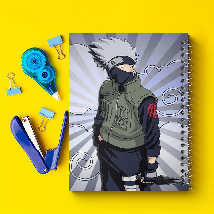 دفتر بولت ژورنال 50 برگ خندالو طرح هاتاکه کاکاشی انیمه ناروتو Naruto کد 11232