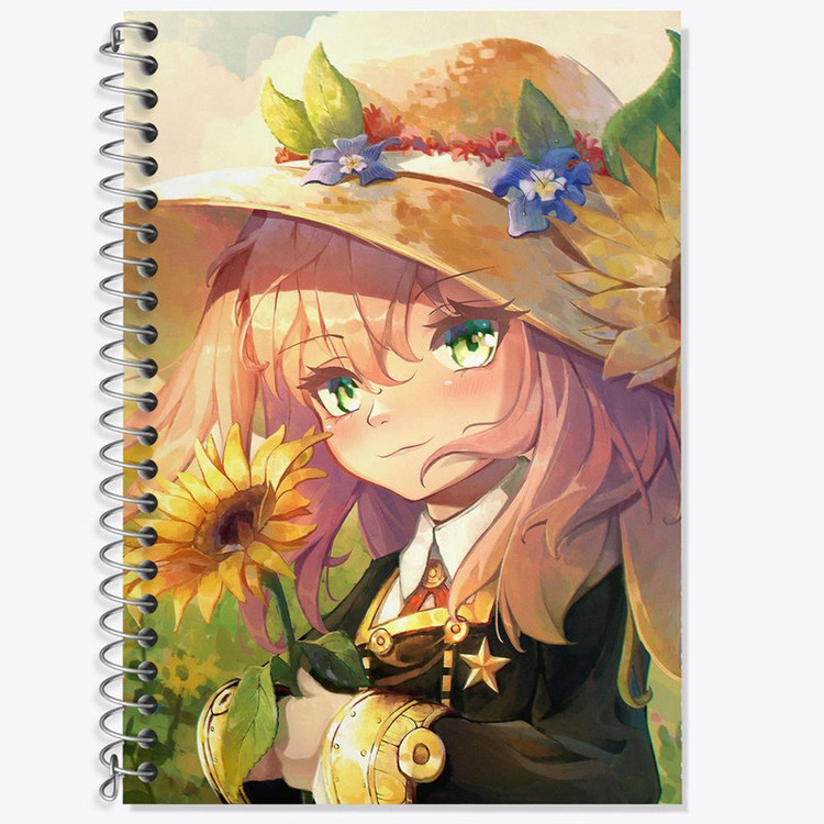 دفتر زبان 50 برگ خندالو مدل سه خط طرح آنیا فورجر انیمه اسپای ایکس فمیلی Spy x Family کد 24216
