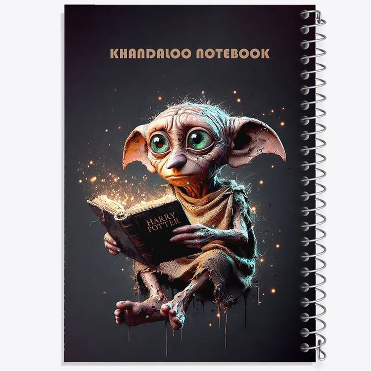 دفتر طراحی 50 برگ خندالو طرح دابی هری پاتر (Harry Potter) کد N6348
