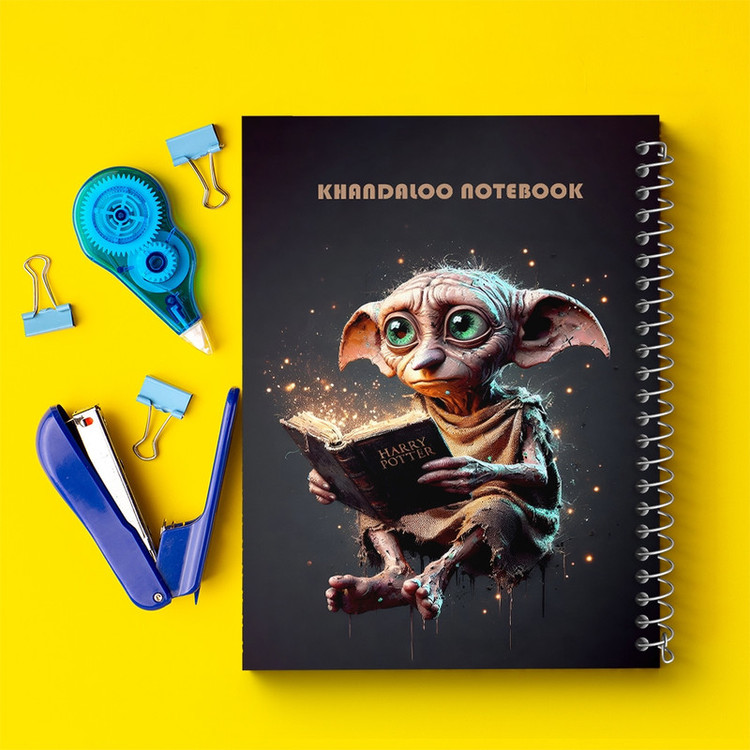 دفتر طراحی 50 برگ خندالو طرح دابی هری پاتر (Harry Potter) کد N6348