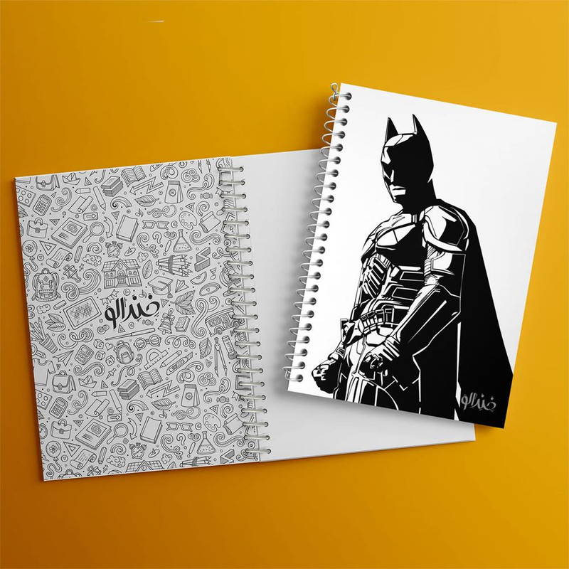 دفتر بولت ژورنال 50 برگ خندالو طرح بتمن Batman کد 25824