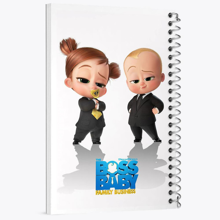 دفتر بولت ژورنال 50 برگ خندالو طرح بچه رئیس Boss Baby کد 10326