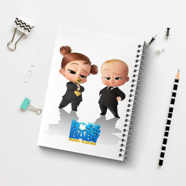 دفتر بولت ژورنال 50 برگ خندالو طرح بچه رئیس Boss Baby کد 10326