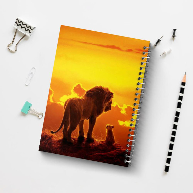 دفتر بولت ژورنال 50 برگ خندالو طرح شیرشاه Lion King کد 10706