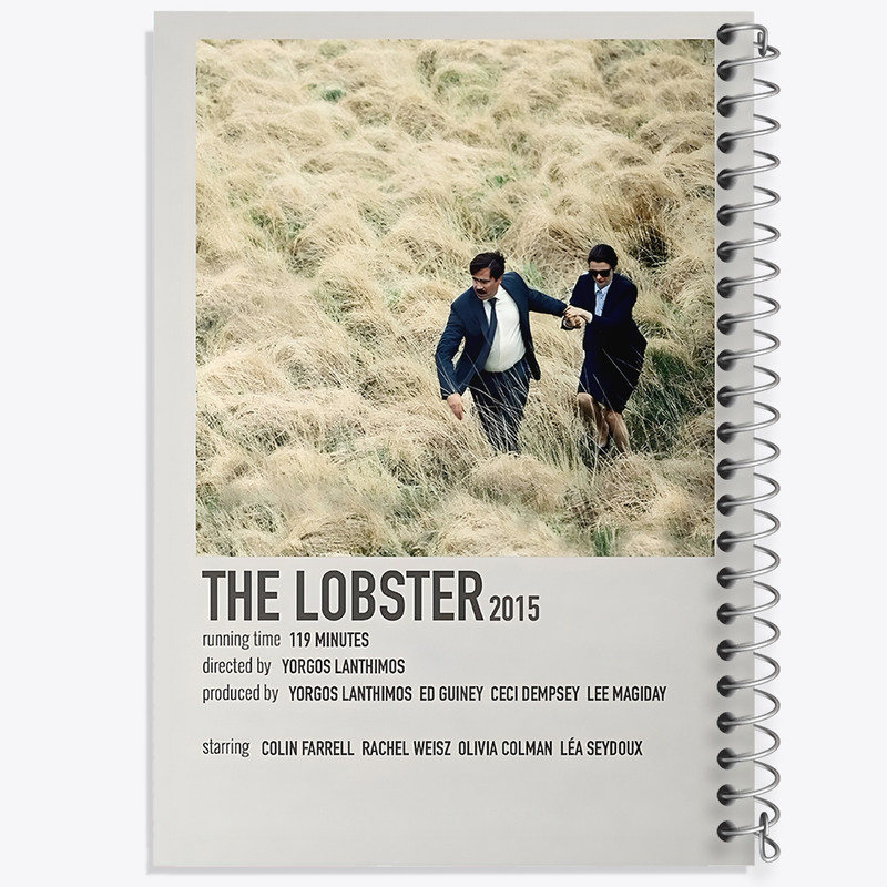 دفتر طراحی 50 برگ خندالو طرح خرچنگ (The Lobster) کد F13091